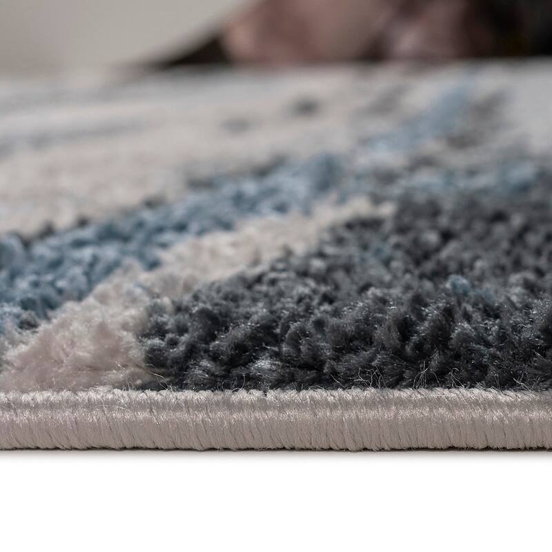 Watercolor Abstract Stripe Woven Area Rug - 5'x7'