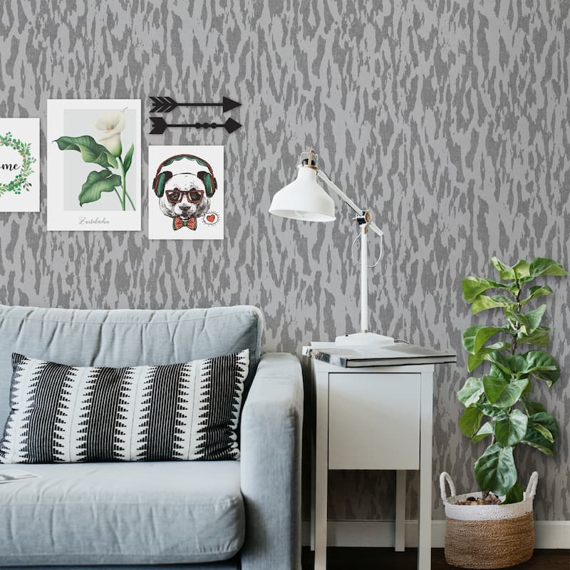 SUSSEXHOME Removable Wallpaper-Waterproof, Strippable, Light Resistance & Cleanable Wall Paper Roll-Wallpaper-Lava2