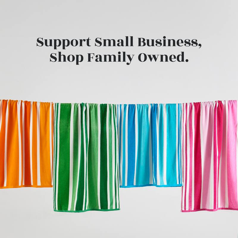 Linery & Co. Cotton Stripe Beach Towel, 4 Pack - 30" x 60"