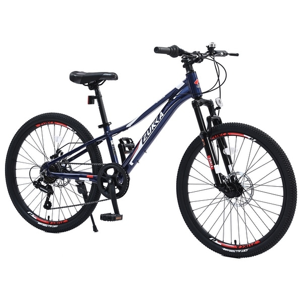 Our 24 Inch Mountain Bike Aluminum Frame Shimano 7Speed Suspension Fork and Responsive Disc Brakes Bed Bath Beyond 38083979