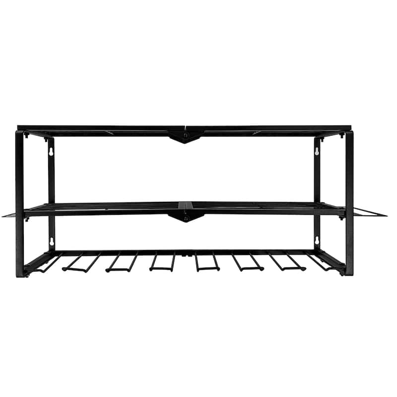 Heavy Duty 3-Tier Power Tool Storage Rack Wall Open Organizer Shelf
