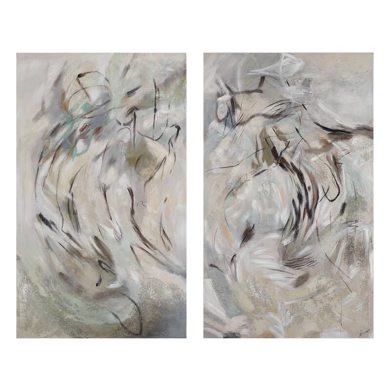 Renwil Torres 50" H x 30" W Canvas Art, (2 Piece Set) - Multi-Color