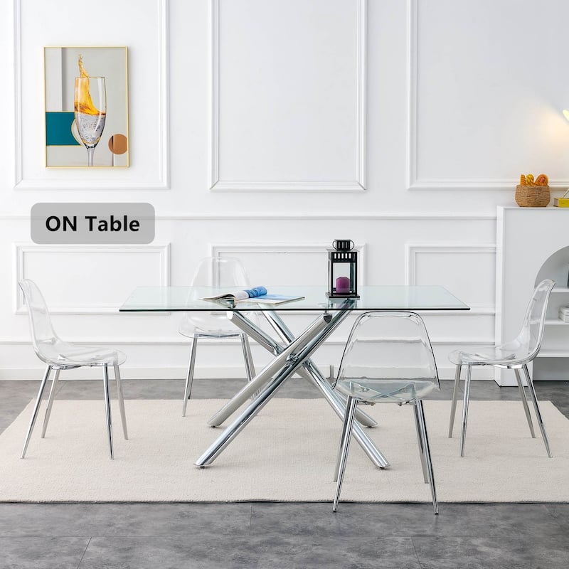 Dining Chair Plastic Chair ,Set of 6
