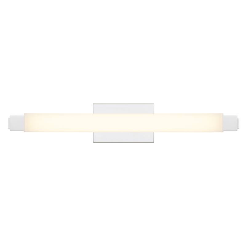 26" Integrated LED Bathroom Vanity Light Bar - Chrome