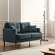 Waterproof Fabric 2-Seater Loveseat Sofa - Equipped with USB Port and ...