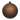 Vickerman 10" Mocha Pearl UV Drilled Ball Ornament, 1 per bag. - Brown