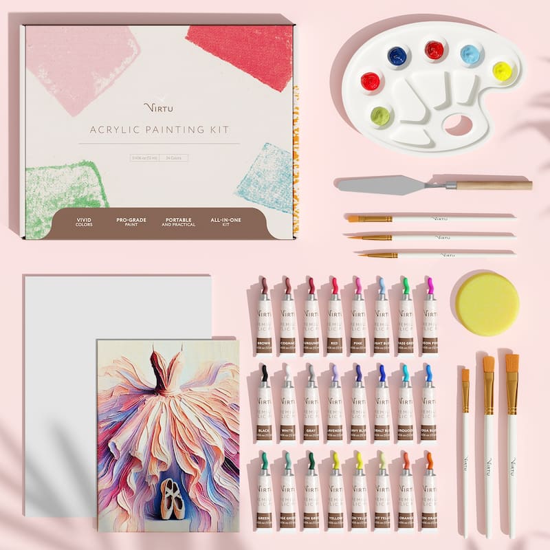 Virtu Acrylic Paint Set Kit