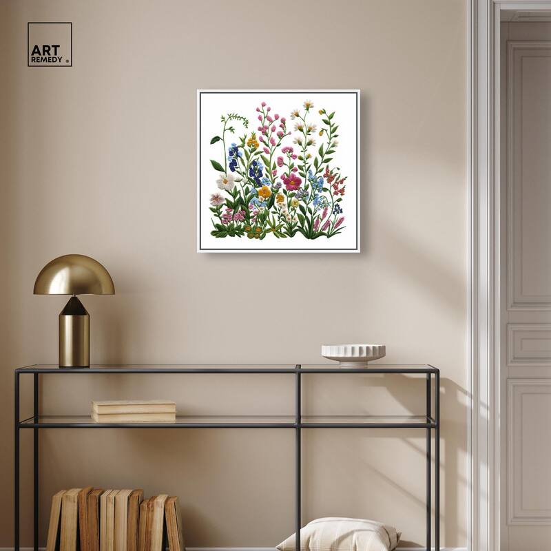 Wildflower Patch I Canvas by Art Remedy