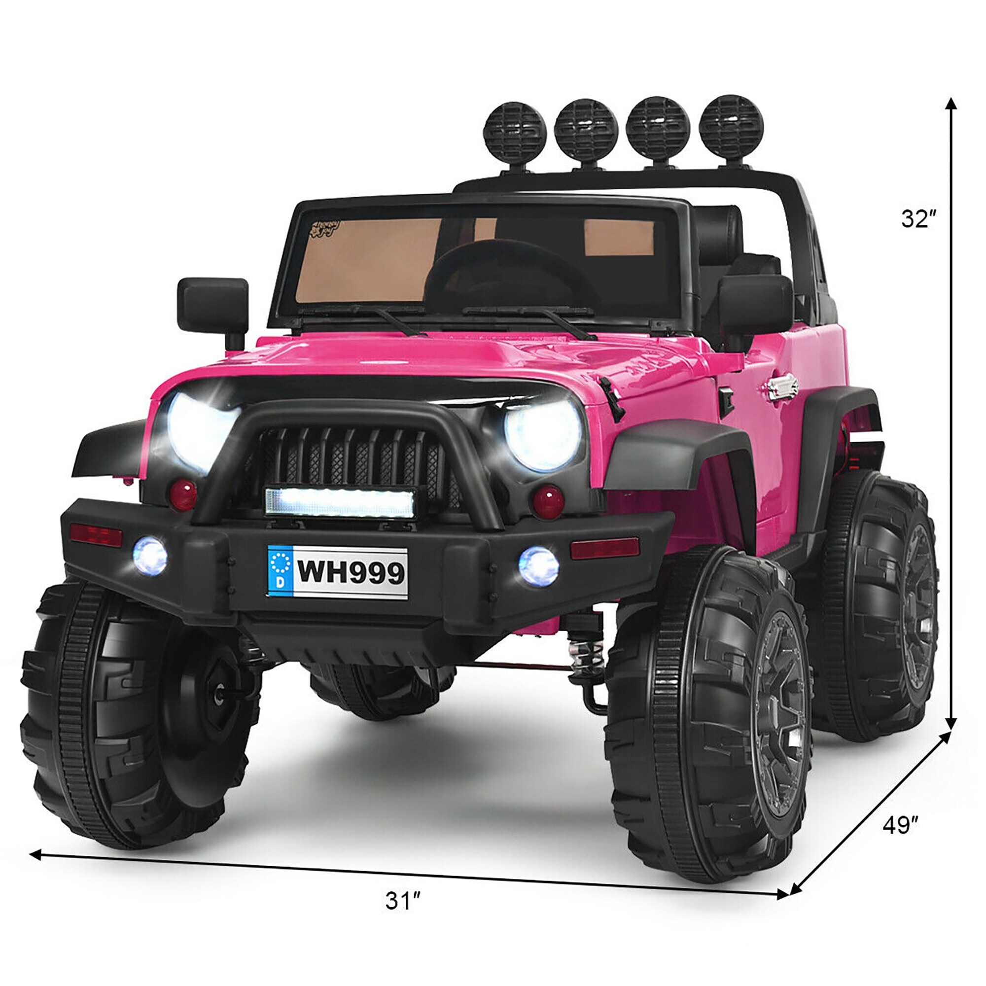 pink rc truck
