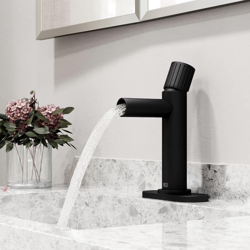 VIGO Ashford 8" H Single Handle Single Hole Bathroom Faucet