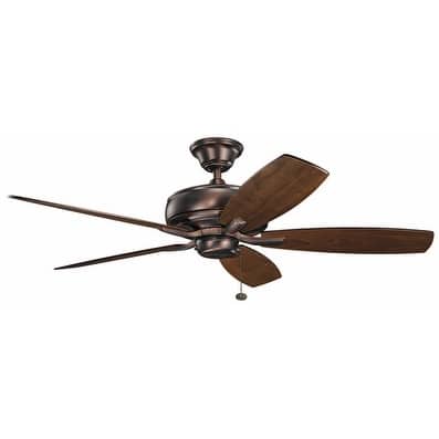 Kichler Lighting Terra Collection 52-inch Oil Brushed Bronze Ceiling Fan