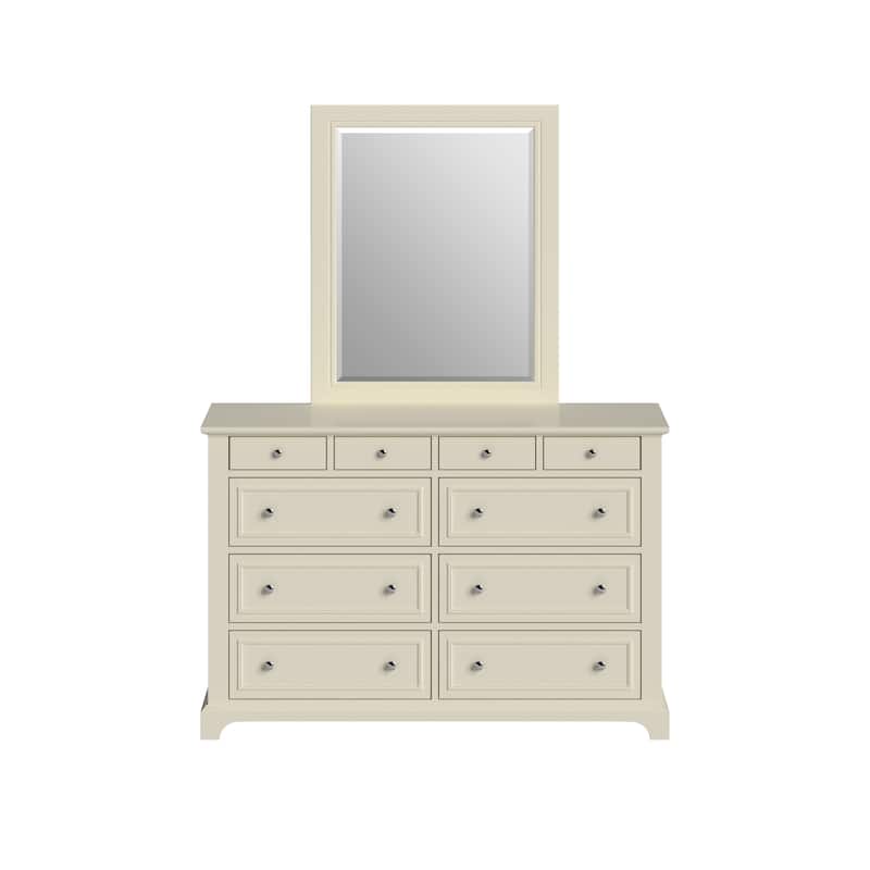 Copper Grove Stanislaus White 8-drawer Dresser with Optional Mirror