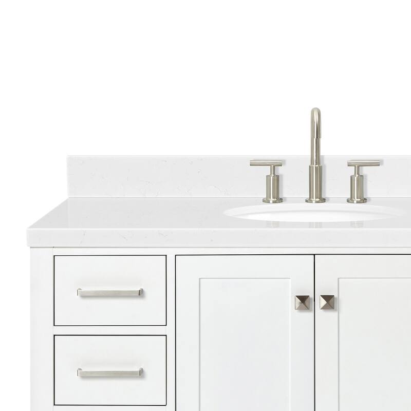 Ariel A048SCQOVO Cambridge 48" Free Standing Single Basin Vanity Set
