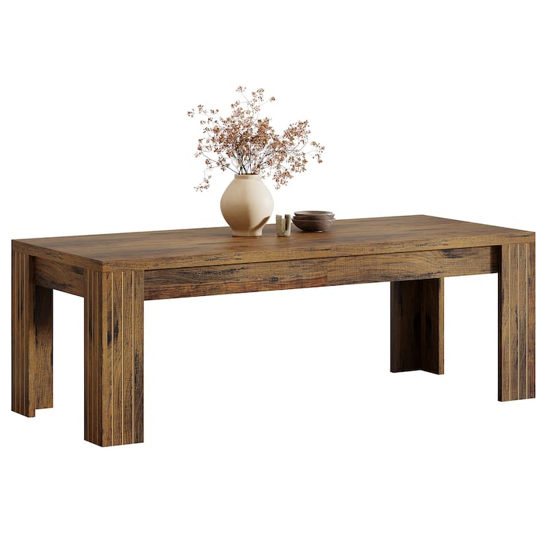 78.7 Inch Dining Table Large Modern Kitchen Table with Heavy Duty Legs