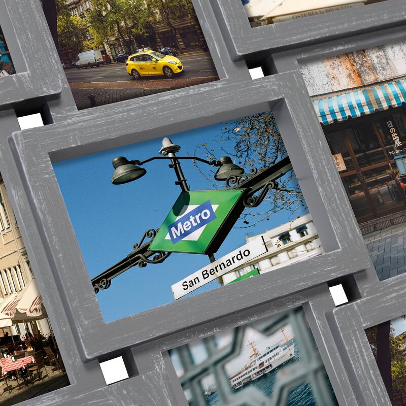 18 Openings Family Photo Frame 4x6 Picture Frame Collage Large for Wall Decor