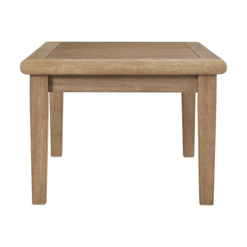 Signature Design by Ashley Gerianne Outdoor Brown Rectangular Cocktail Table - 50" W x 26" D x 18.63" H