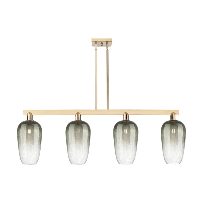 Innovations Lighting 716-4I-16-48 Brookhaven Flute Linear Brookhaven - Champagne Bronze / Slate