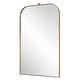 preview thumbnail 5 of 5, Arch Vanity Wall Mirror - 33" - Brass Plated Finish