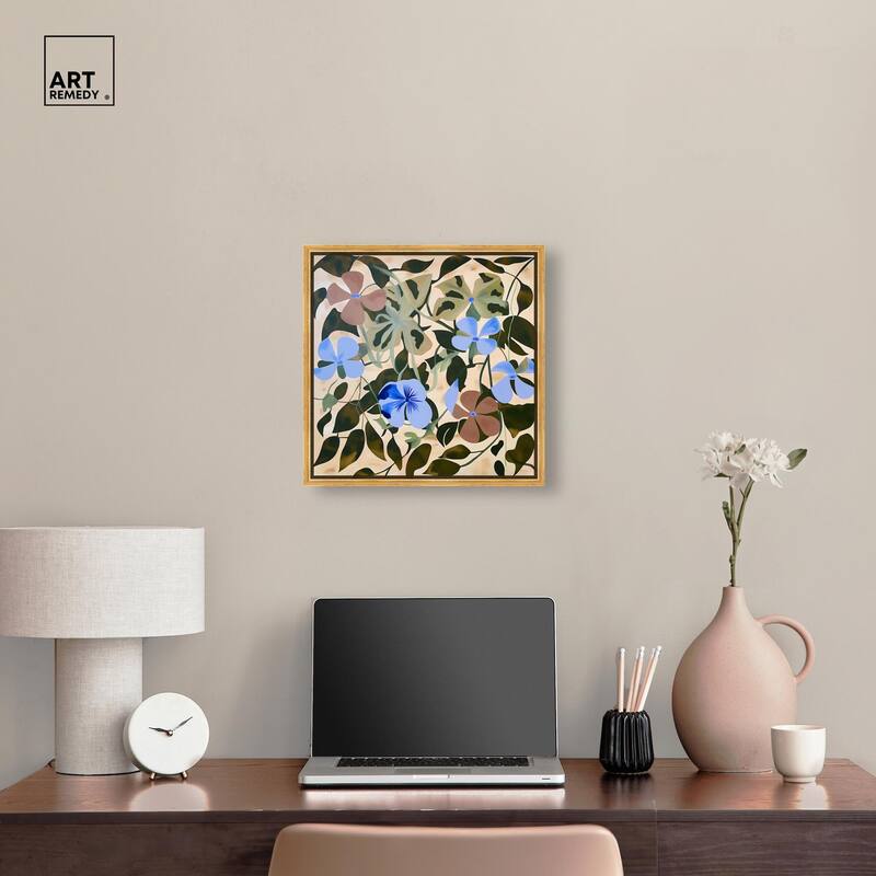 Rhythmic Blooms Canvas by Art Remedy
