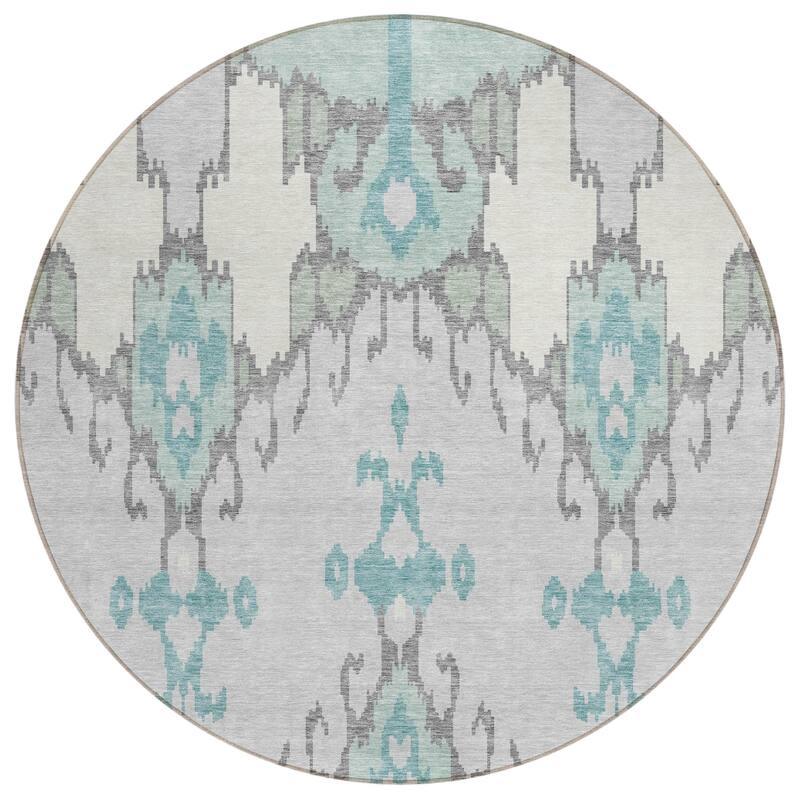 Machine Washable Indoor/ Outdoor Chantille Boho Global Rug