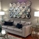 preview thumbnail 2 of 11, Allan Andrews Large Modern Beveled Crawford Wall Mirror