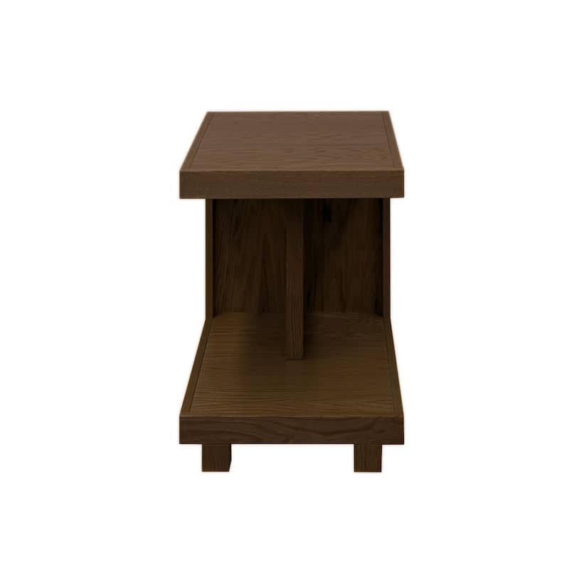 Bridgevine Home Laurel Canyon 18 inch Chairside Table, No Assembly Required