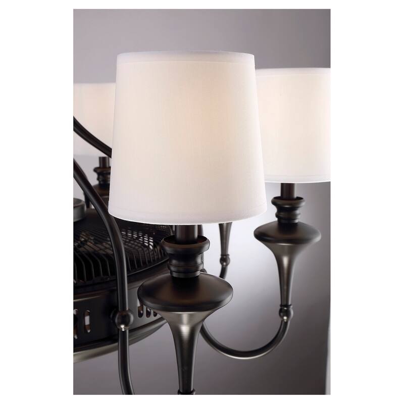 Brisa 8-Light Fan D'Lier in English Bronze