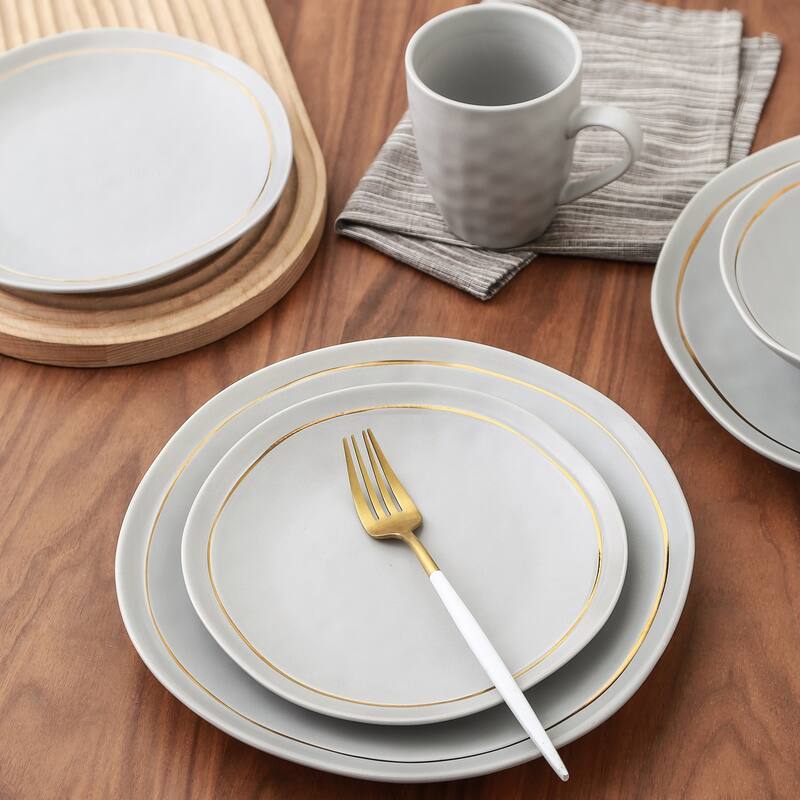 Stone Lain Clara Porcelain Dinnerware Set - 10.83 x 10.83