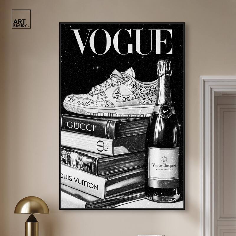 Sneaker Glitz and Glam Cover II Canvas by Art Remedy