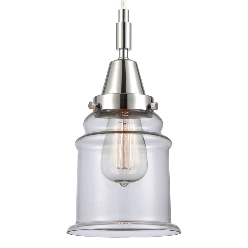 Innovations Lighting 447-1P-G182 Canton 6" Wide Mini Pendant with - Polished Chrome