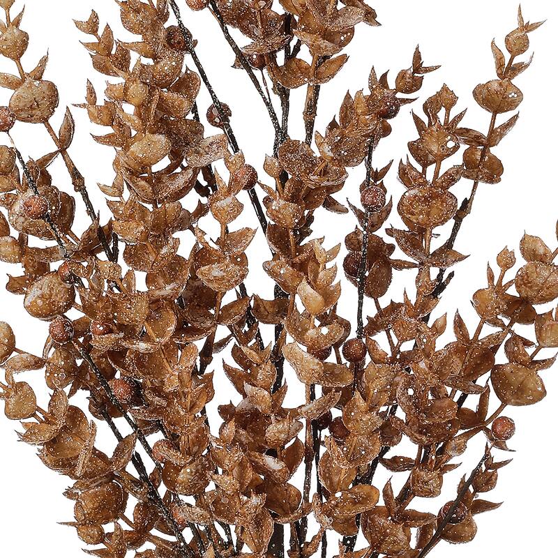 30" Iced Mini Eucalytptus Spray With Berry