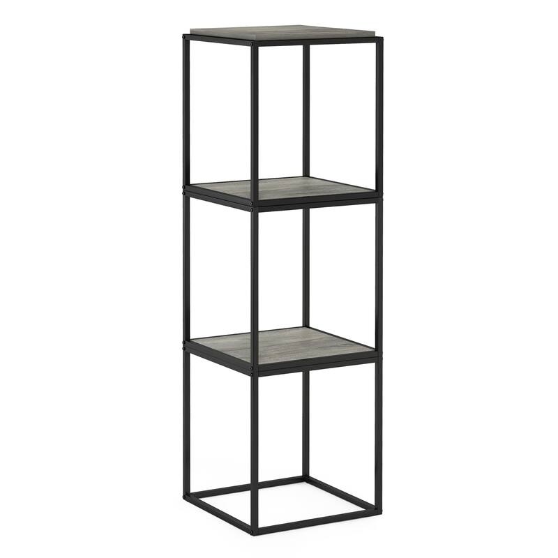 Furinno Moretti Modern Lifestyle Stackable Shelf, 1-Tier, Columbia Walnut