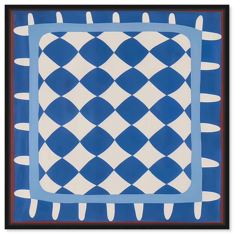 Framed in Color Canvas by Art Remedy - Black - 40" x 40"