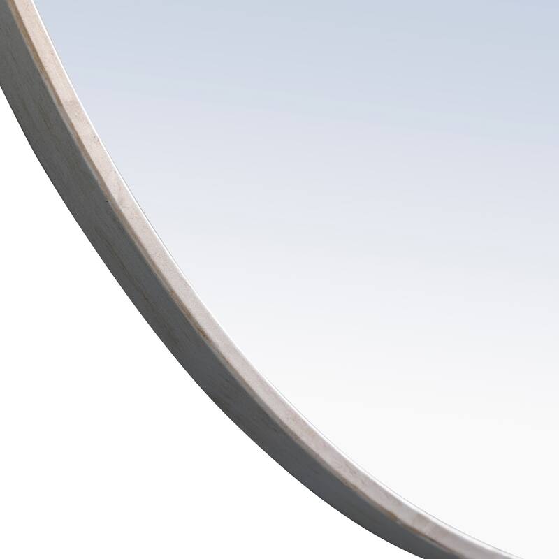 Strick & Bolton Prine 32-inch Metal Frame Round Mirror