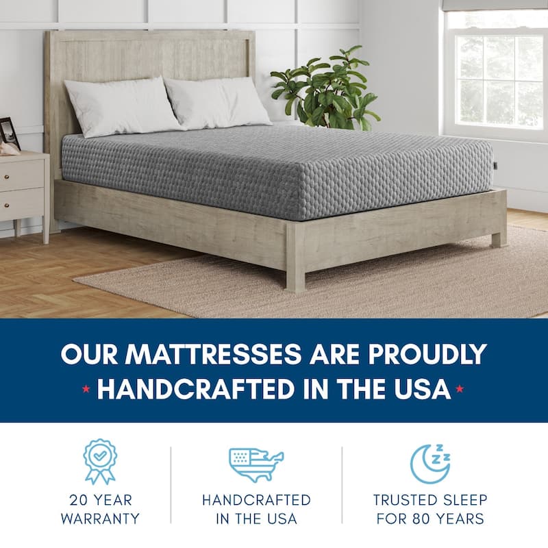 Sadie, 8-inch, Cooling Gel Memory Foam Hybrid Mattress, CertiPUR US and Greenguard Gold Certified