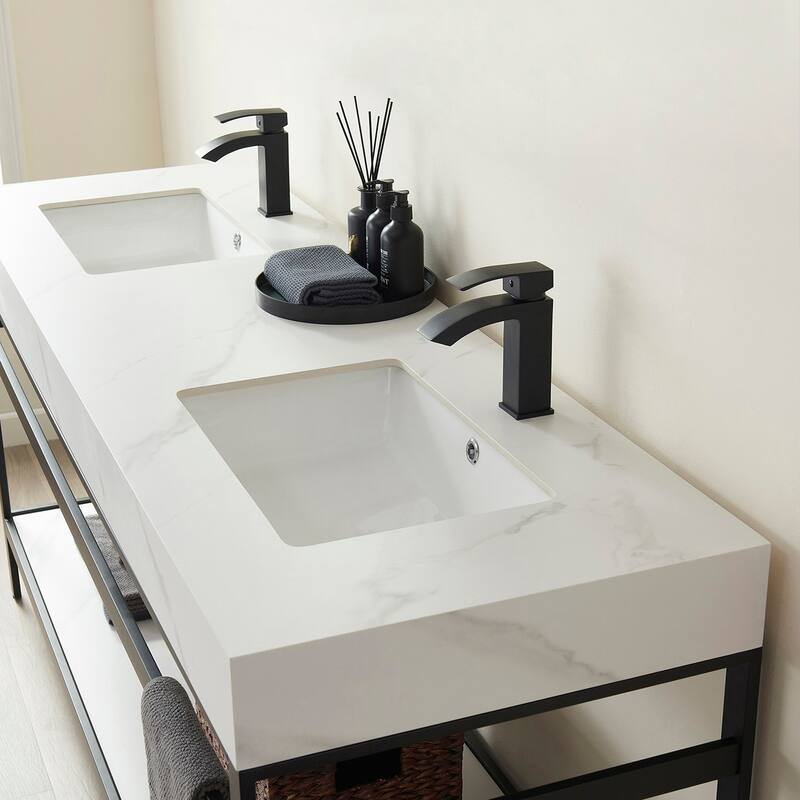 Miseno MV702572-NM Funes 72" Free Standing Double Basin Vanity Set