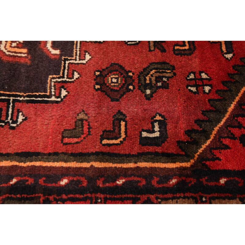 ECARPETGALLERY Hand-knotted Andelz Red Wool Rug - 3'3 x 5'3