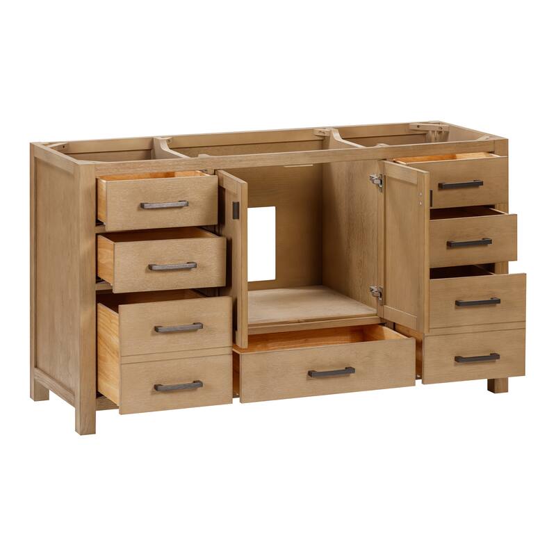 Avanity Modero 60 in. Single Sink Bathroom Vanity with Engineered Stone Top - 61"W x 22"D x 35"H