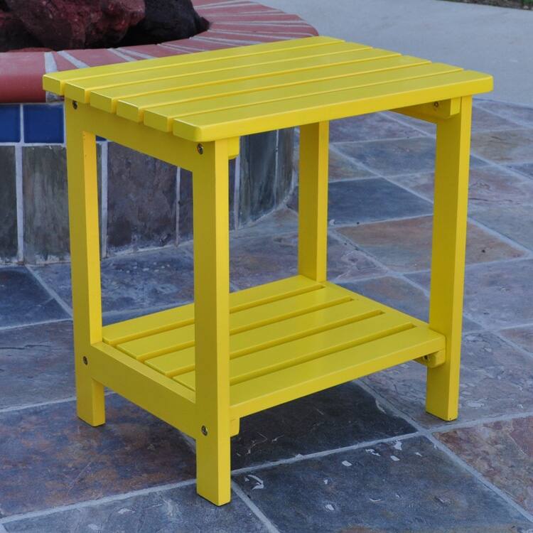 Luca 19.75" Rectangular Outdoor Patio Side Table