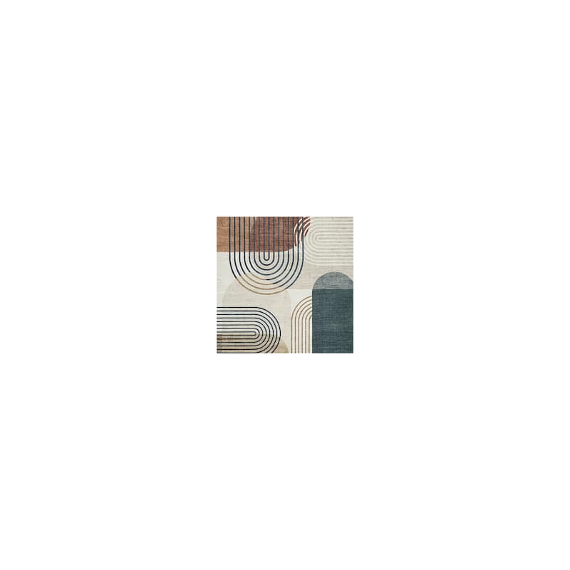 Signature Design by Ashley Farrendale Brown/Beige Washable Area Rug