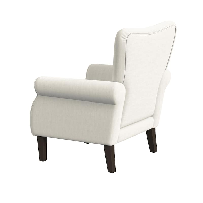 HomePop Rolled Arm Accent Chair