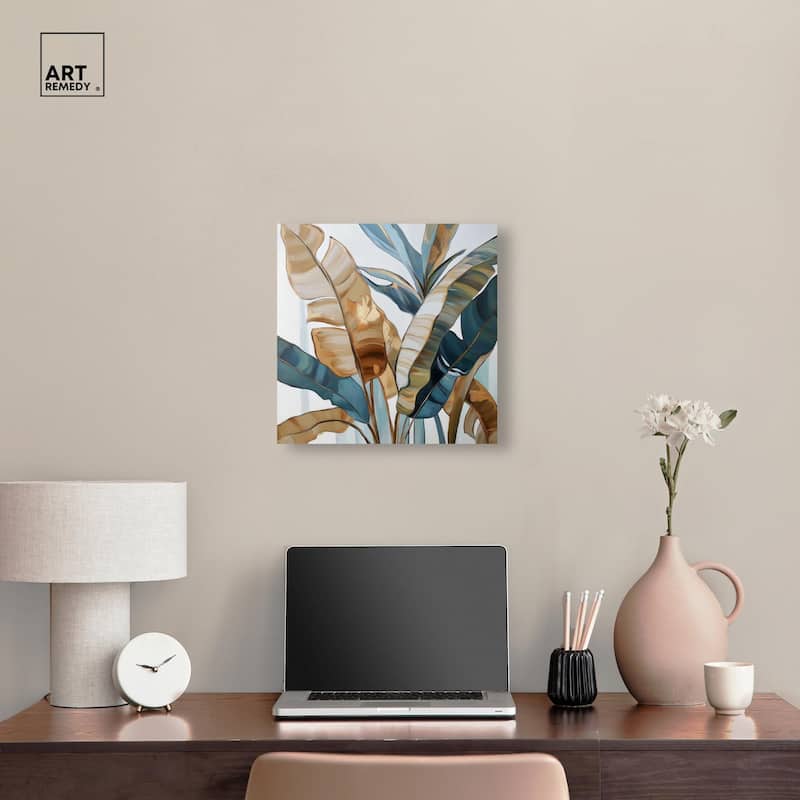 Paradise Fronds II Canvas by Art Remedy, Gallery Wrapped