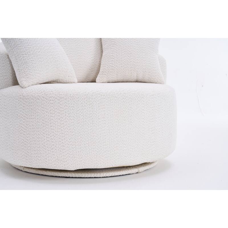 Single Seat Full Sponge Compression Swivel Chair Single Sofa