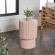 preview thumbnail 15 of 27, JONATHAN Y Kline 19" Modern Art Deco Tambour Accent Table
