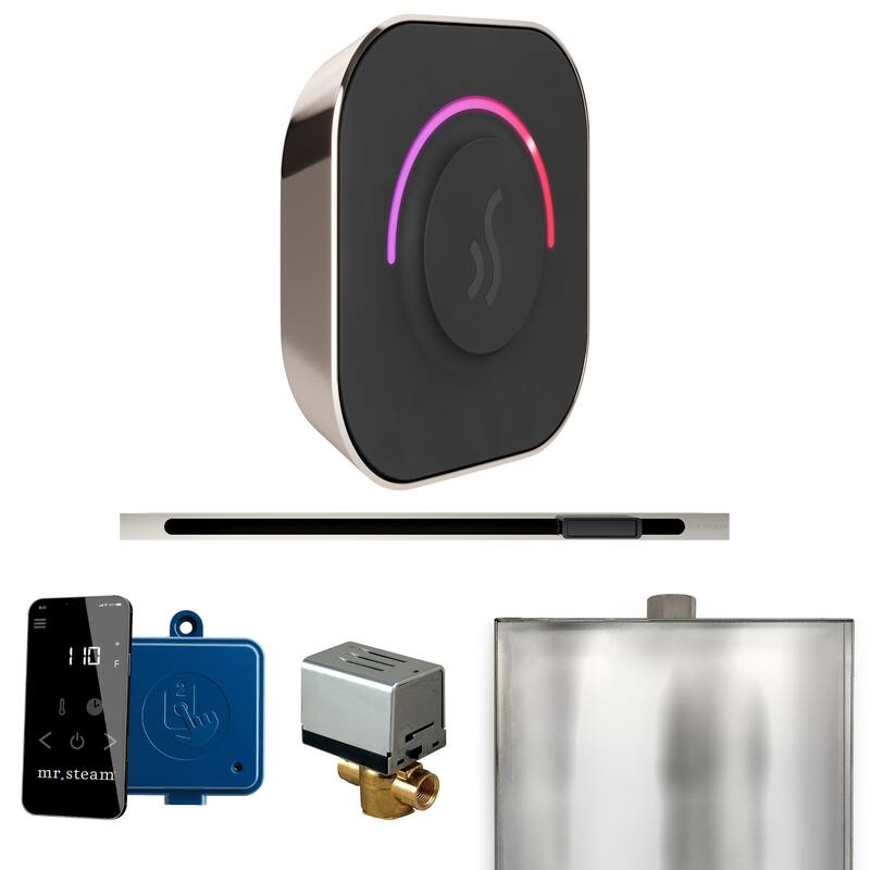 Mr Steam BTL Butler Touch Linear Package Steam Shower Control Package - Polished Nickel