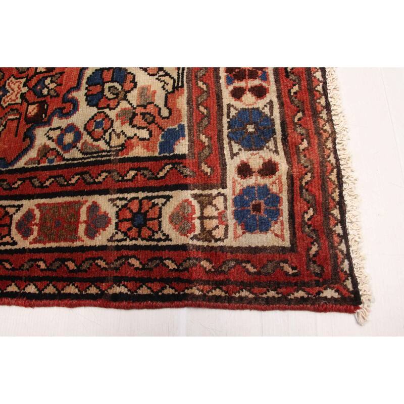 ECARPETGALLERY Hand-knotted Andelz Light Red Wool Rug - 3'8 x 11'1