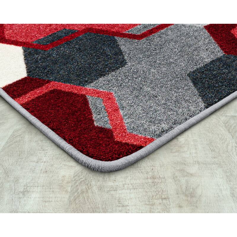 Joy Carpets Kid Essentials Team Up Area Rug