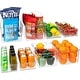 preview thumbnail 1 of 6, Sorbus Clear Plastic Organizer Storage Bin Containers with Handles for Pantry Food & Kitchen Fridge (8-Pack)