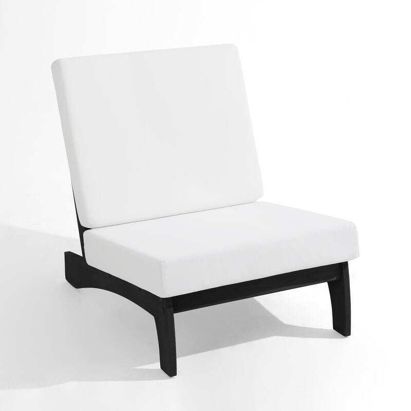 Casual Large Teak Outdoor Patio Conversation Set