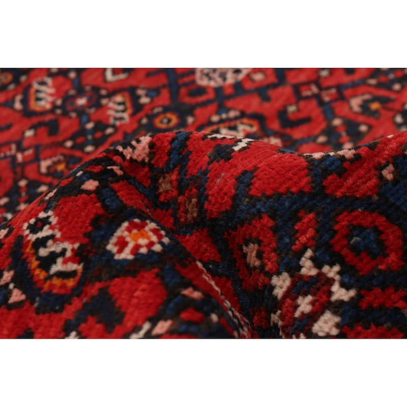 ECARPETGALLERY Hand-knotted Andelz Red Wool Rug - 3'3 x 16'8